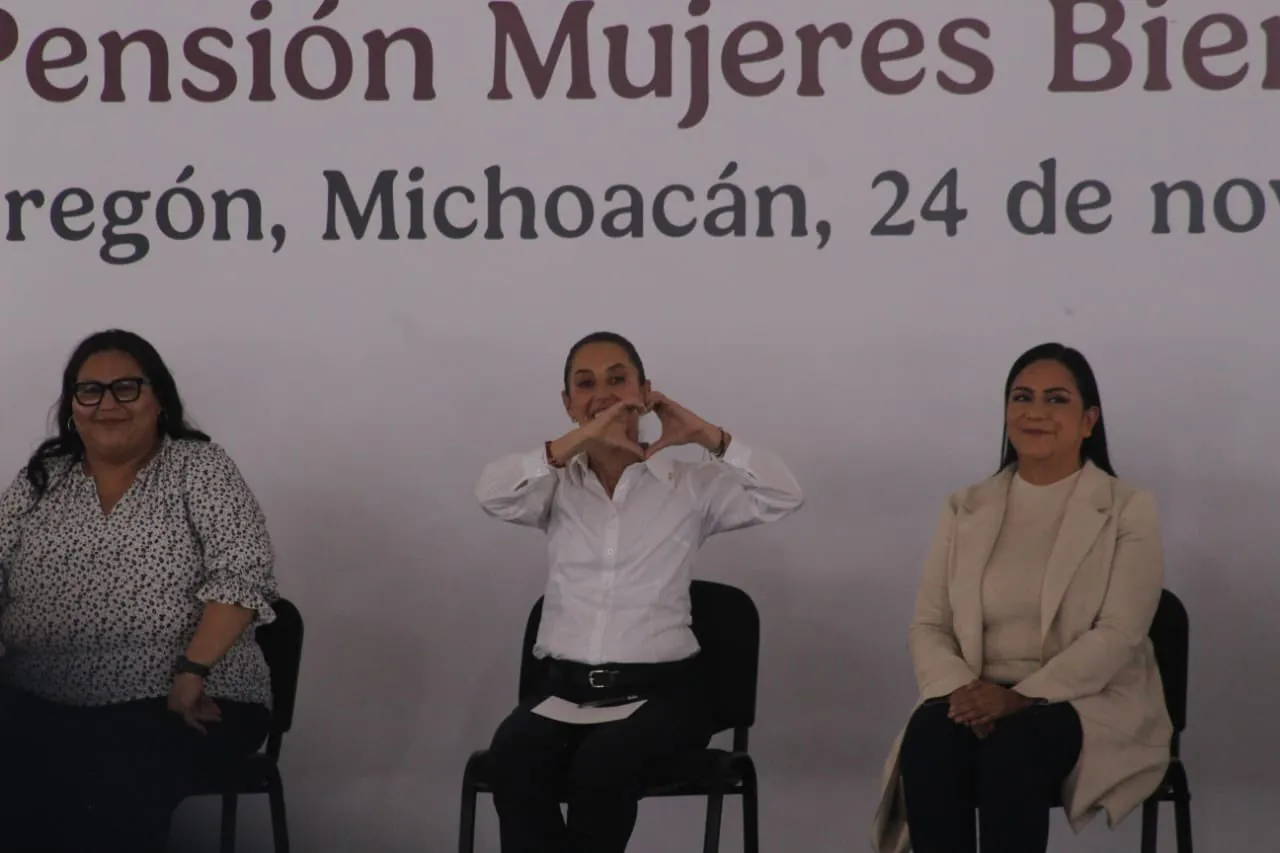 Voz Michoacán La presidenta de México, Claudia Sheinbaum Pardo, refrendó su apoyo a Michoacán y a las mujeres