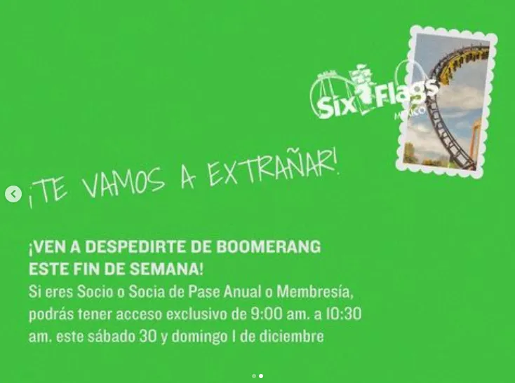 Este fin de semana será la última vez que opere.