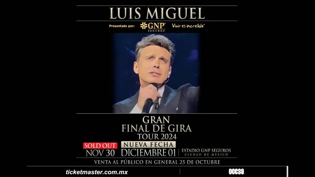 Tras una primera fecha agotada, 'El Sol' abrió otra fecha en el Estadio GNP.