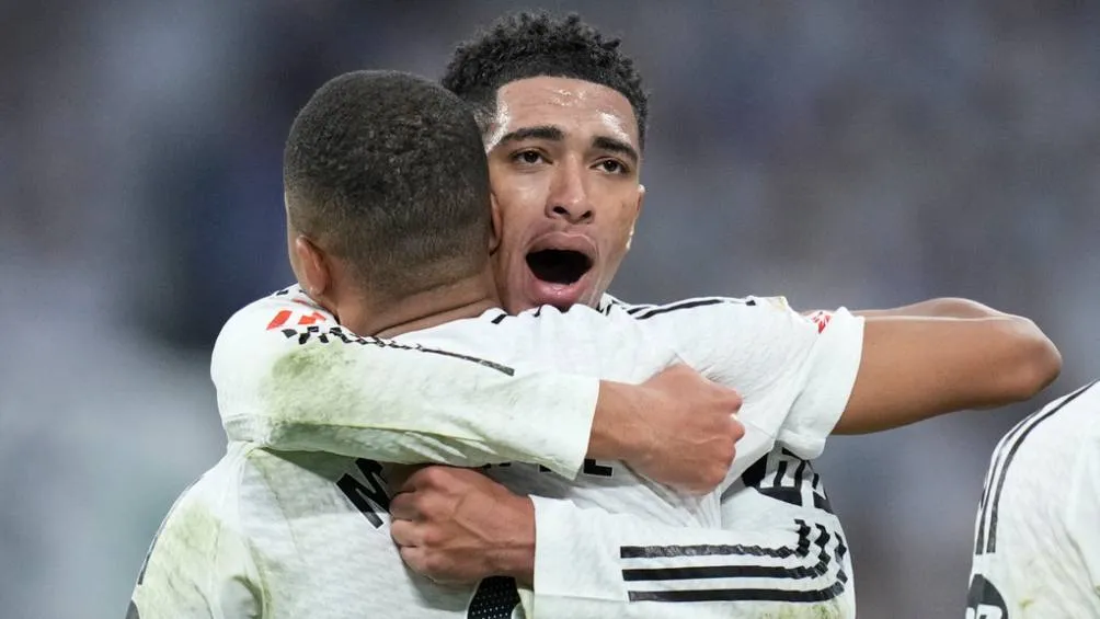 Jude Bellingham y Kylian Mbappé