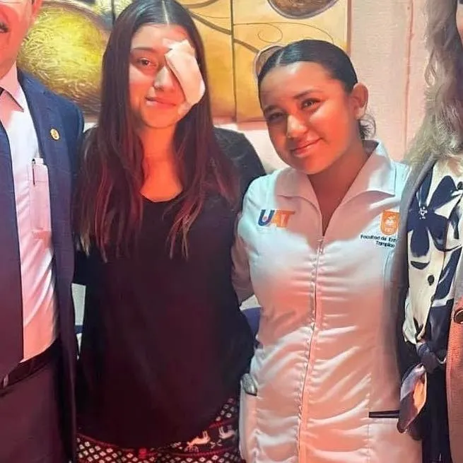 Redes Sociales La estudiante de enfermería que puede perder un ojo ahora clama justicia.