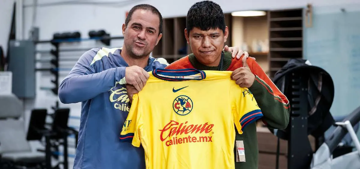 X:ClubAmerica Jorge con André Jardine