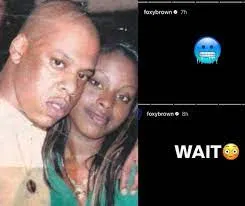 IG Foxy Brown junto a Jay-Z