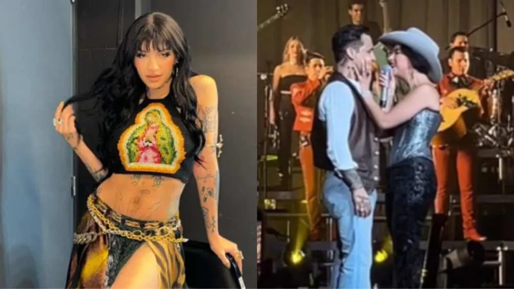 X El cantante dejó a la rapera Cazzu para iniciar una relación con Ángela Aguilar.