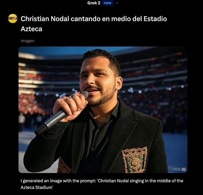 Especial Este tipo de imágenes se crean en Grok.