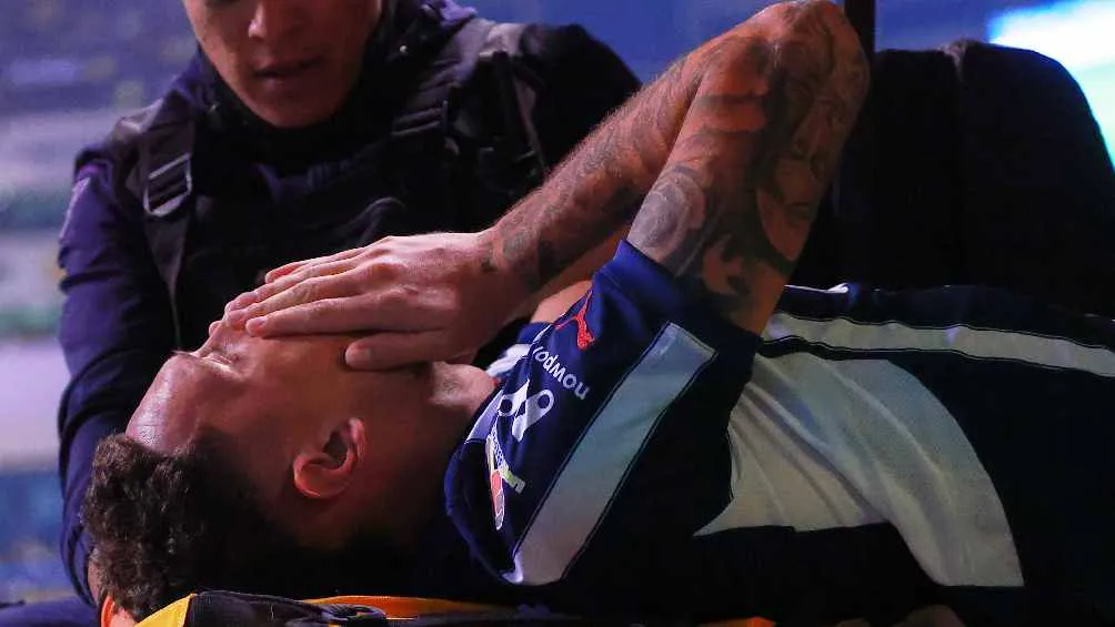 Se lastimó el partido pasado