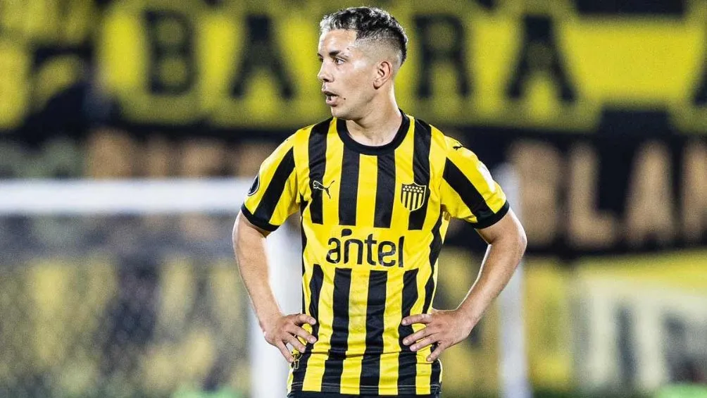 Leo Fernández con Peñarol