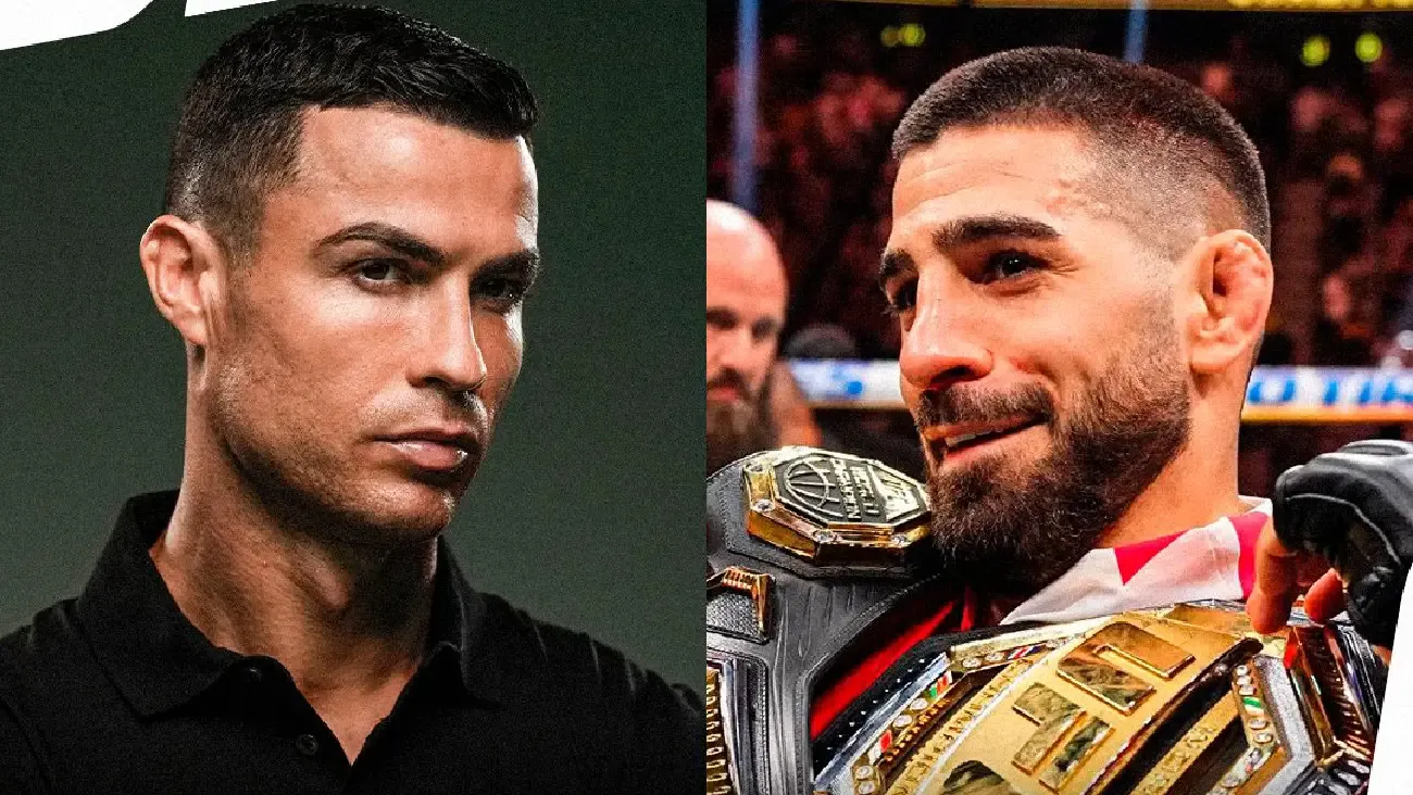 Cristiano Ronaldo e Ilia Topuria