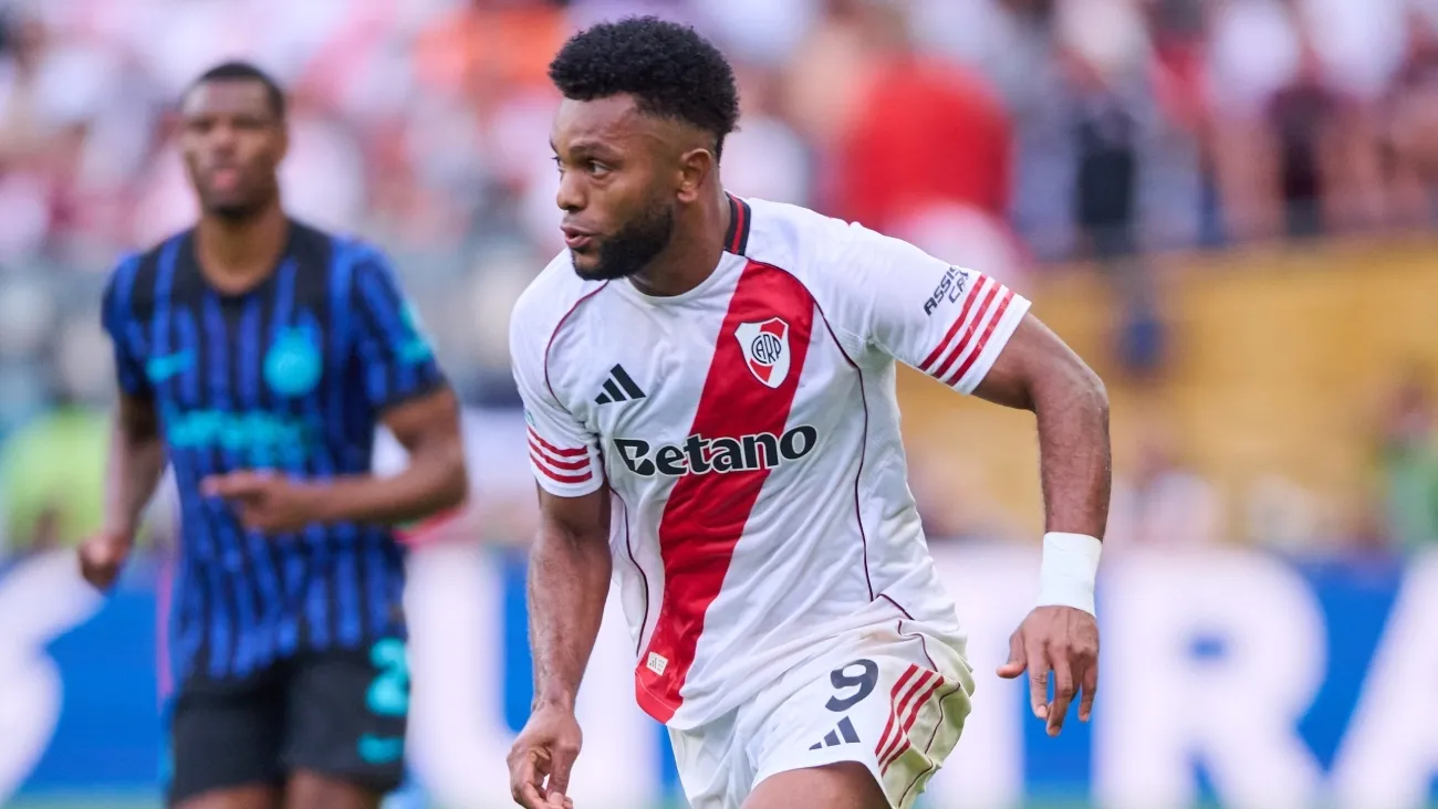 Miguel Borja, ex de River Plate, en la mira de Pumas