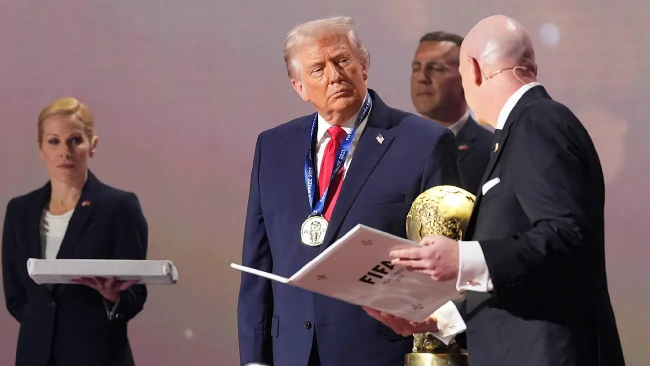 FIFA otorga a Donald Trump un premio de la paz