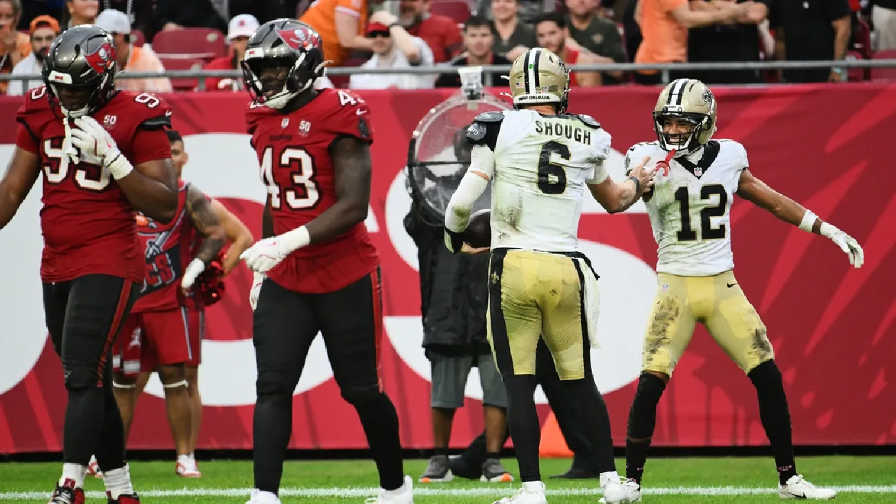 Saints dan la sorpresa y vencen a Tampa Bay de visita