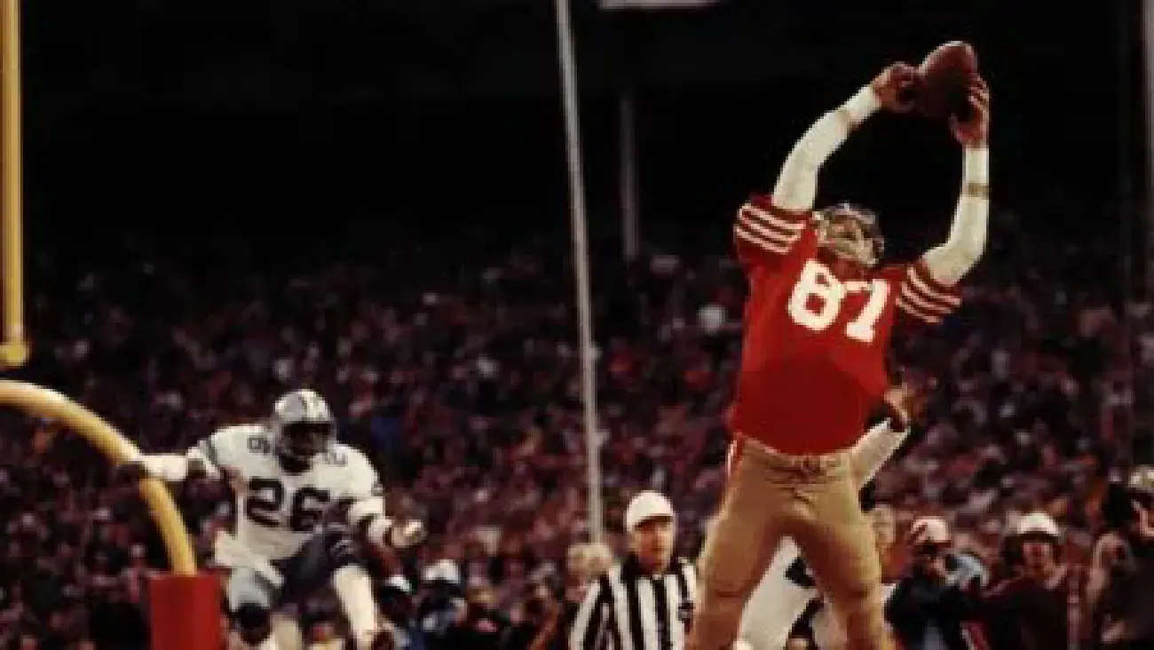 Joe Montana y Dwight Clark: la historia 'The Catch'