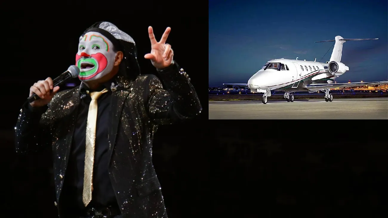 El payasito publicó un video donde explica qué pasó con su aeronave.