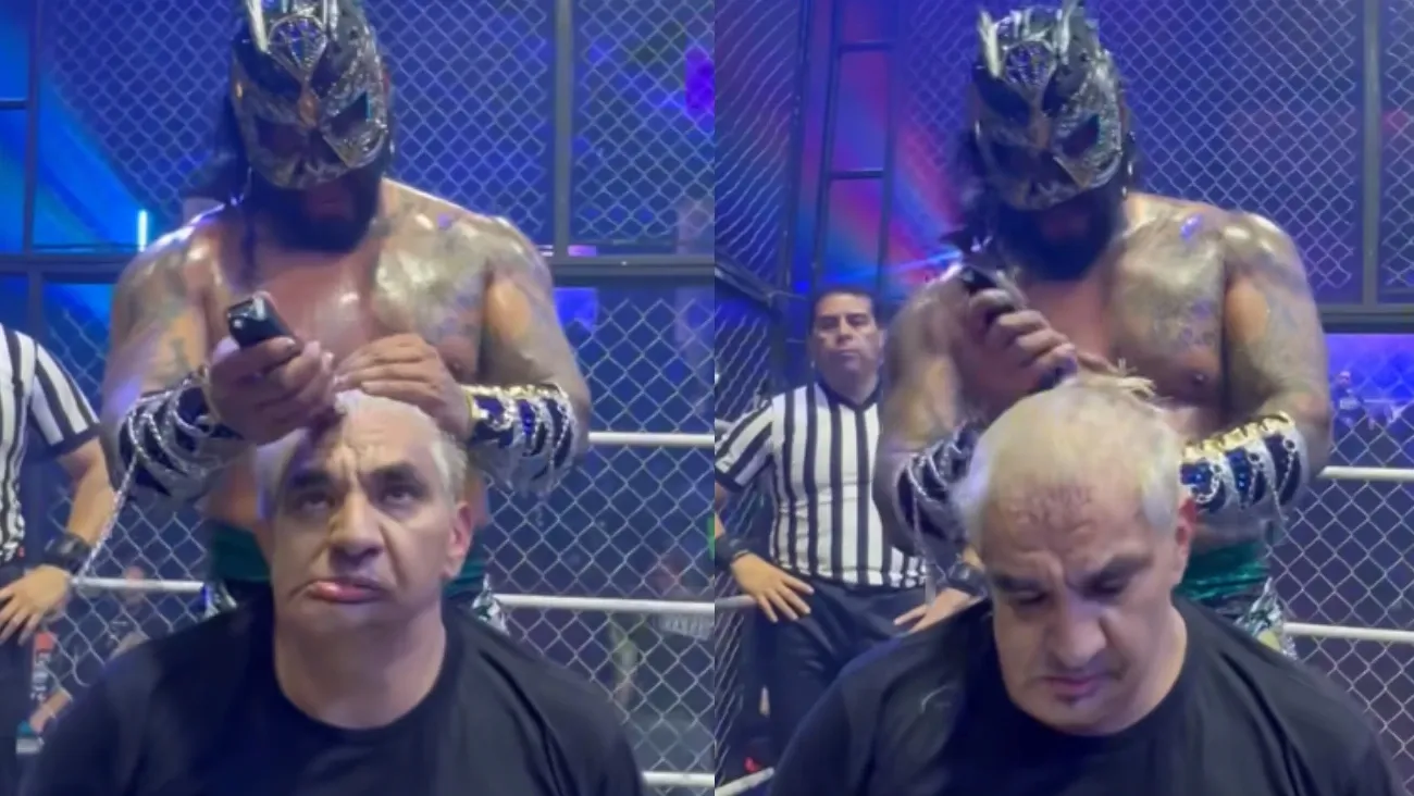 DMT Azul fue el encargado de quitarle el cabello