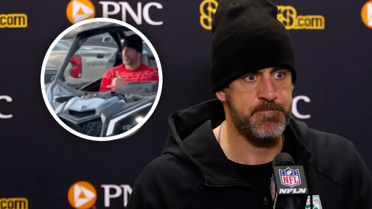 Rodgers protagonizó el momento junto a sus compañeros