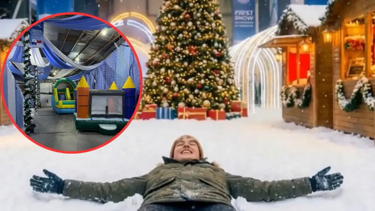 Prometieron nieve y no llegó: cancelan Snowland Panamá por fallas en la experiencia