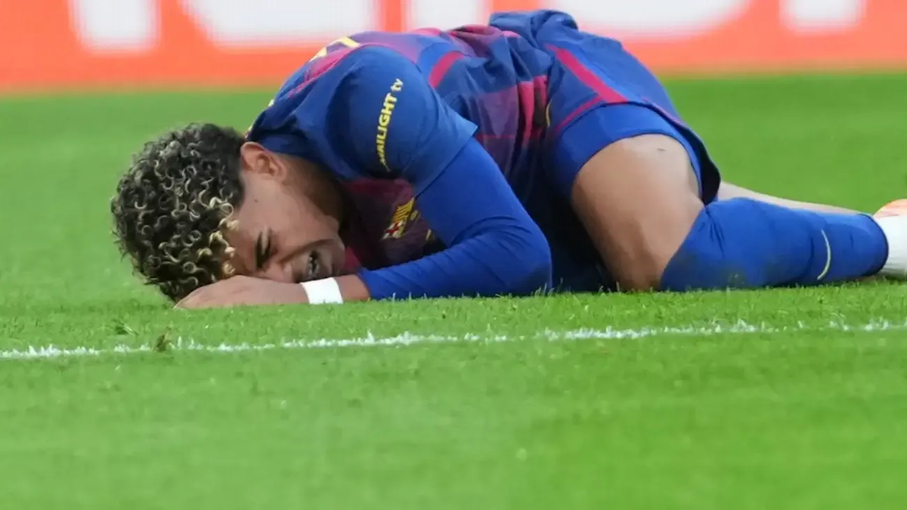 Lamine Yamal enciende alarmas en Barcelona al no entrenar previo al juego ante Espanyol