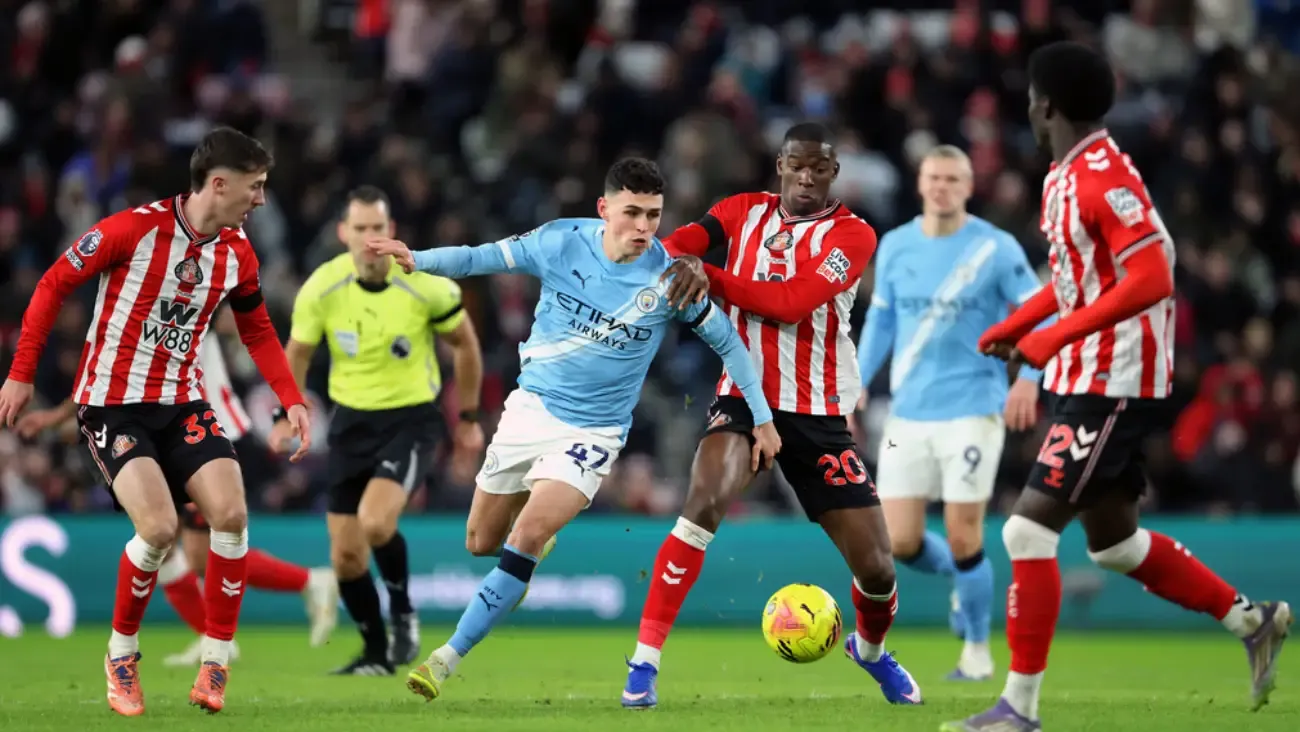 Manchester City empata sin goles ante Sunderland y Arsenal se ilusiona con el título