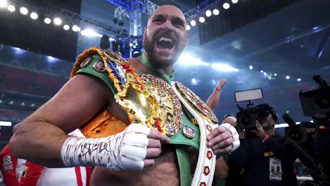 Tyson Fury como campeón mundial