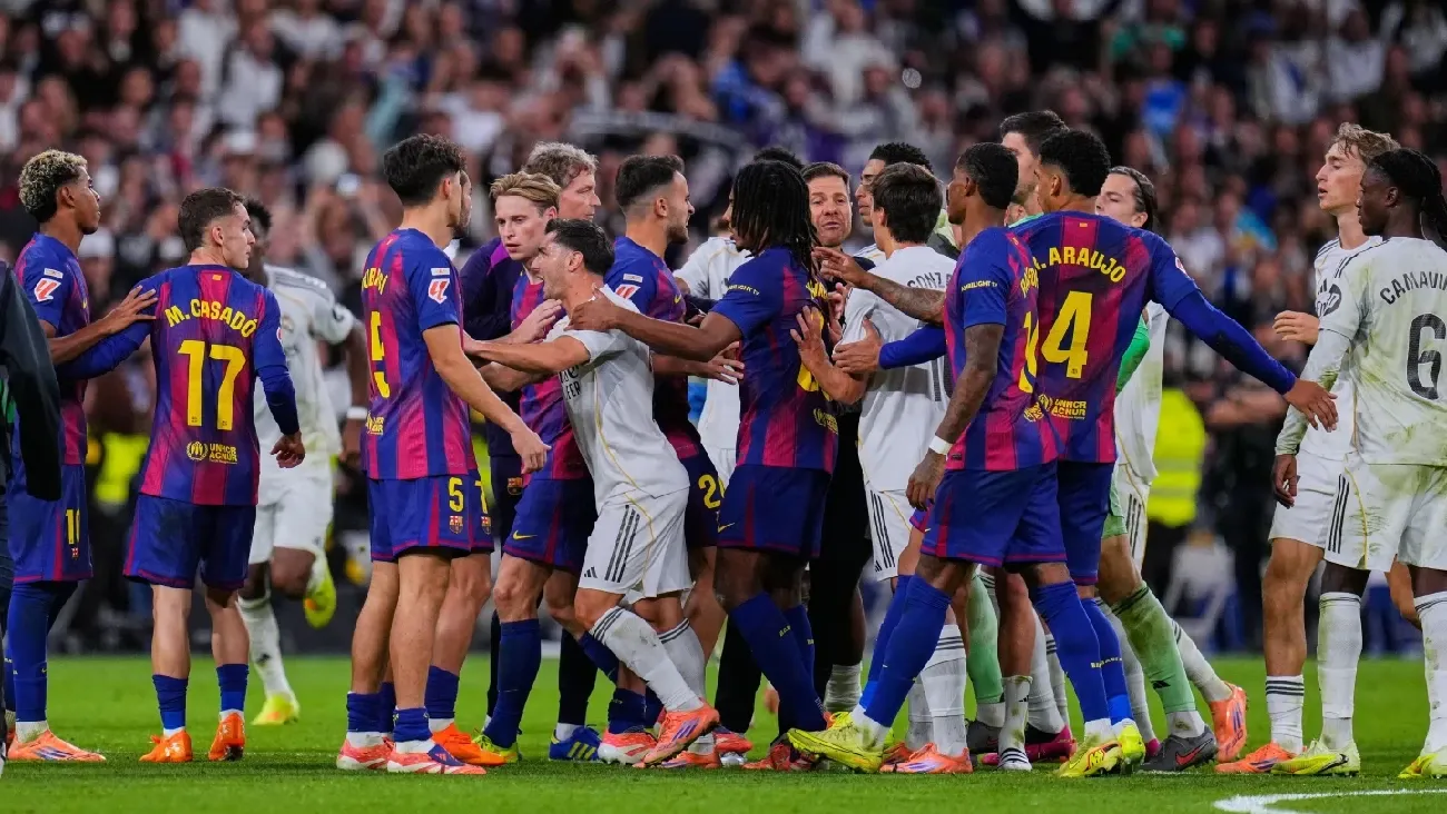 Pelea en Real Madrid vs Barcelona