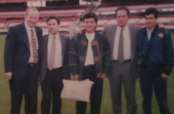 ESÉCIAL Entrevista a García Aspe en el Estadio de River Plate