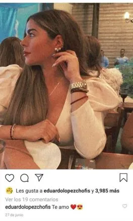 INSTAGRAM @paulina.rrocha Novia de Chofis López, en una de las salidas con el futbolista