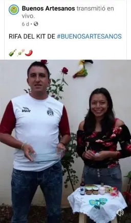 El producto que se rifó