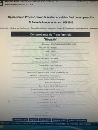 Otra de las pruebas de la operación