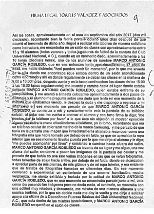 Expediente de la denuncia