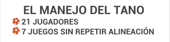 El manejo del juego de Tano