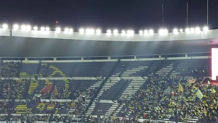 Este hueco en el Azteca sí se ocupó ante Cruz Azul, no ante Pumas.