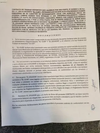 ESPECIAL El contrato, que según Dueñas es el legal