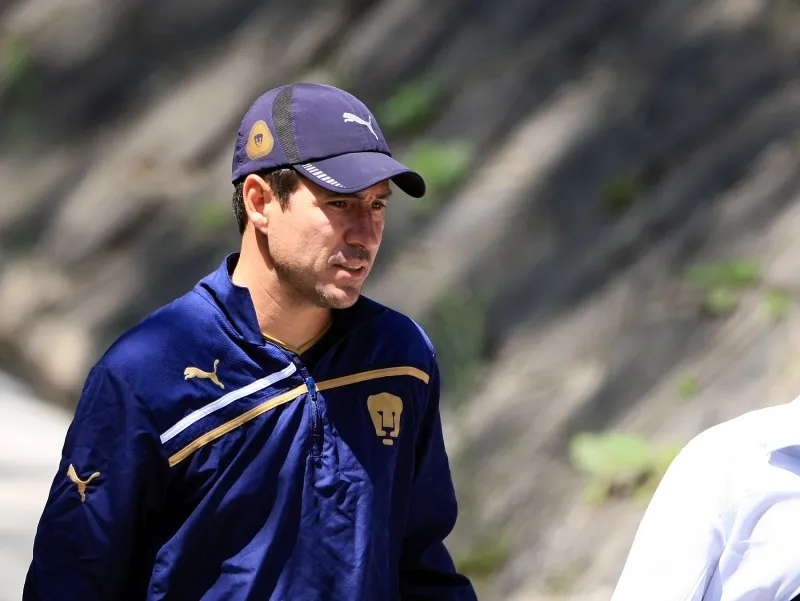 Del Olmo durante su etapa con los Pumas