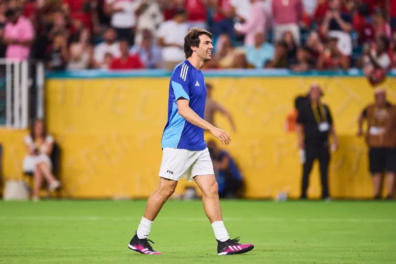 Kaká en un juego de leyendas