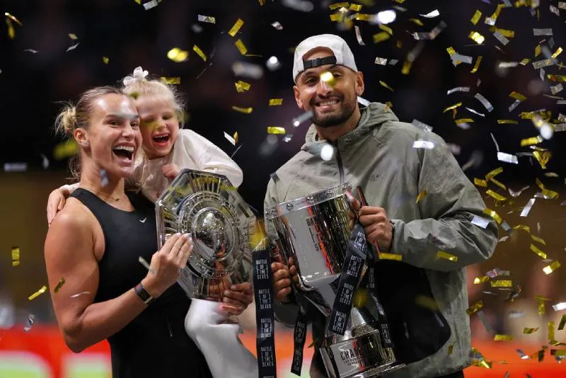 Kyrgios y Sabalenka | AP