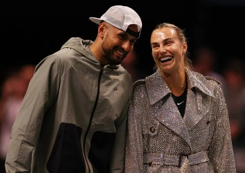 Kyrgios y Sabalenka | AP