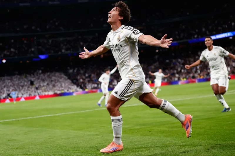 Gonzalo García destacó en la goleada de Real Madrid