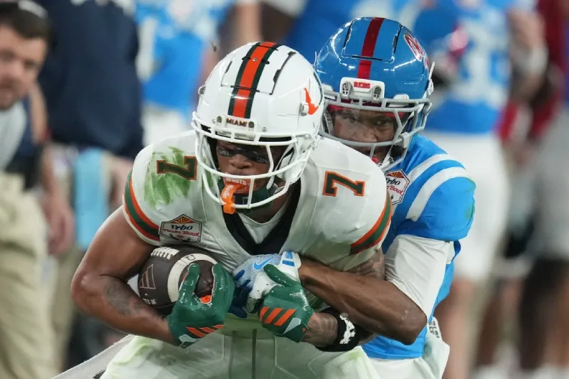 CJ Daniels en el partido del Fiesta Bowl
