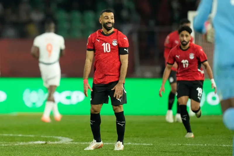 Mohamed Salah tras el partido contra la Selección de Costa de Marfil