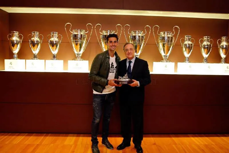 Arbeloa y Florentino Pérez | @RealMadrid