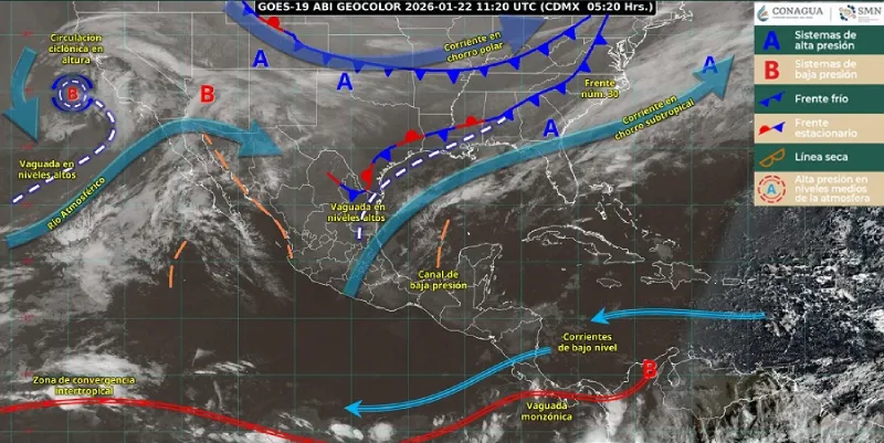 Las lluvias también estarán presentes a lo largo del jueves / Especial