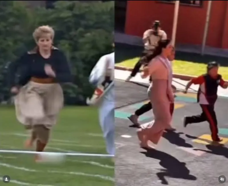 Usuarios en redes compararon el gesto de Bosch con la espontaneidad y empatía de la princesa Diana de Gales. / Redes sociales