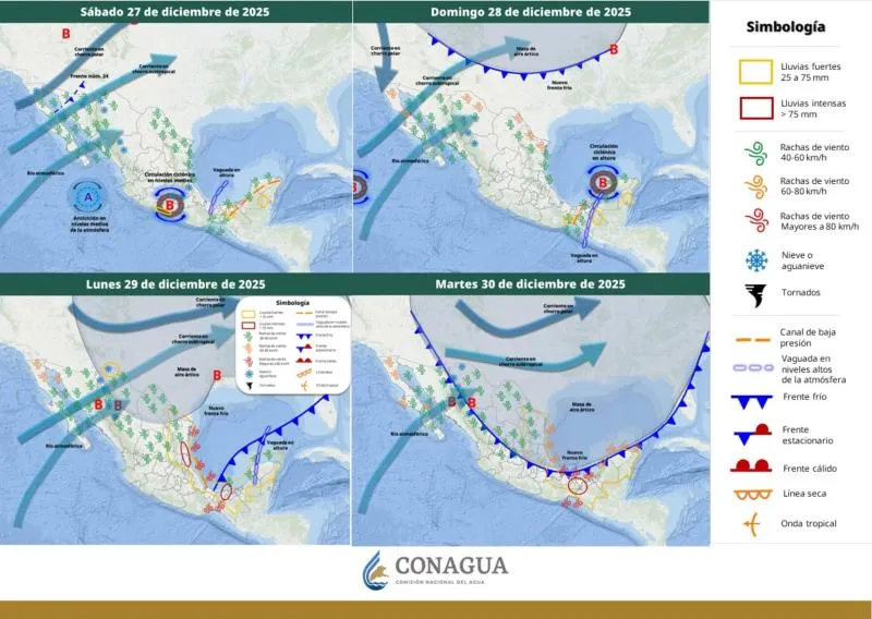 Varios fenómenos naturales están llegando a México / Especial