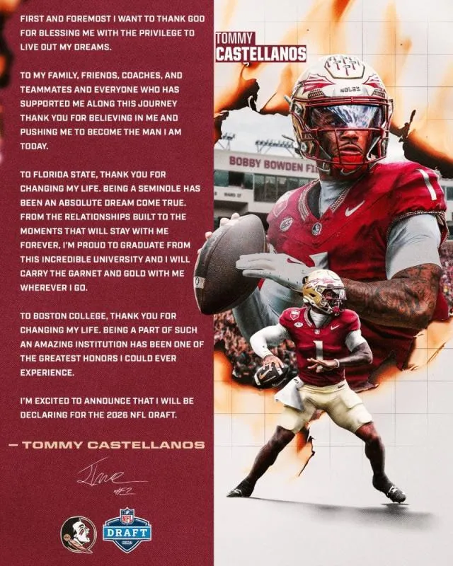 Reveló declararse al Draft