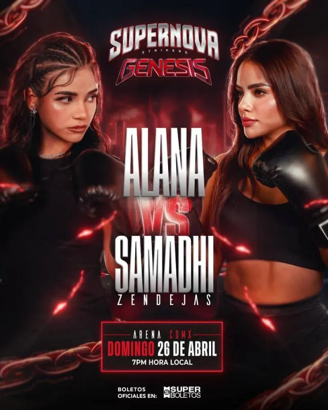 Parte de la cartelera | @supernovaboxing