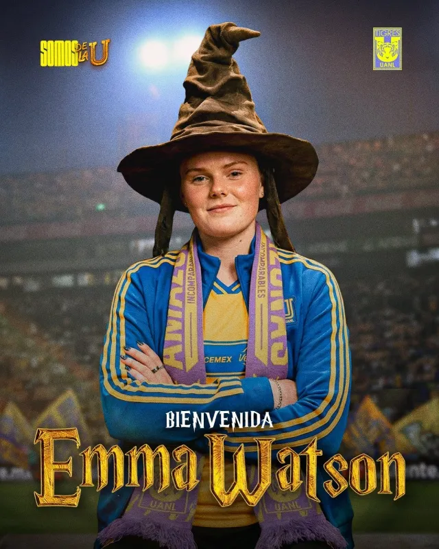 Así presentó Tigres a Emma Watson