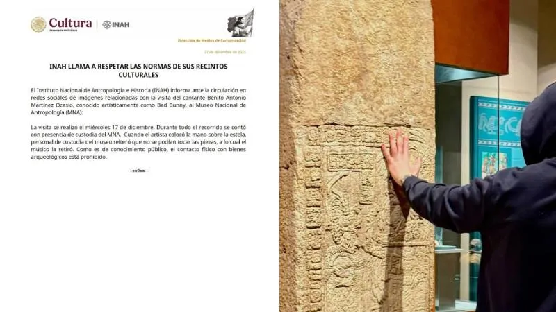 El Instituto Nacional de Antropología e Historia (INAH) aclaró lo que realmente ocurrió. / INAH