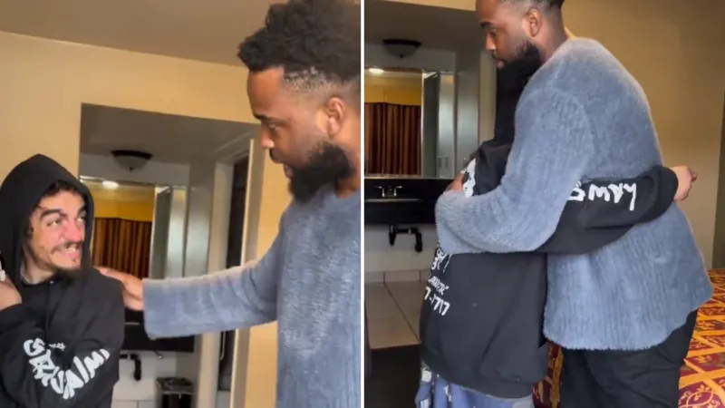 Curtis Lee había viajado a California para ayudar a su excompañero en la temporada navideña / @daniel_curtis_lee