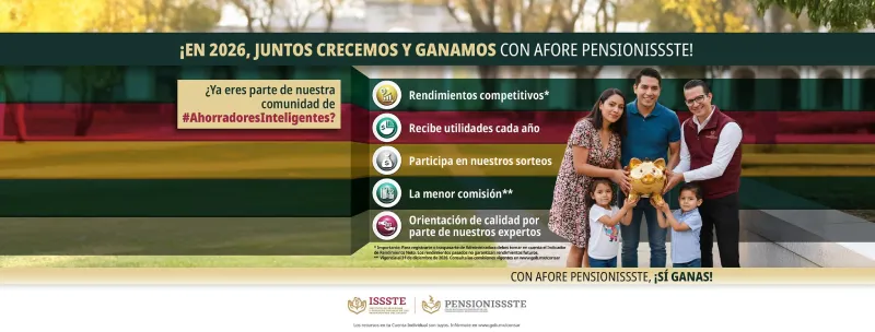 Las pensiones también se pueden invertir en las afores / FB: @pensionissste.gob.mx