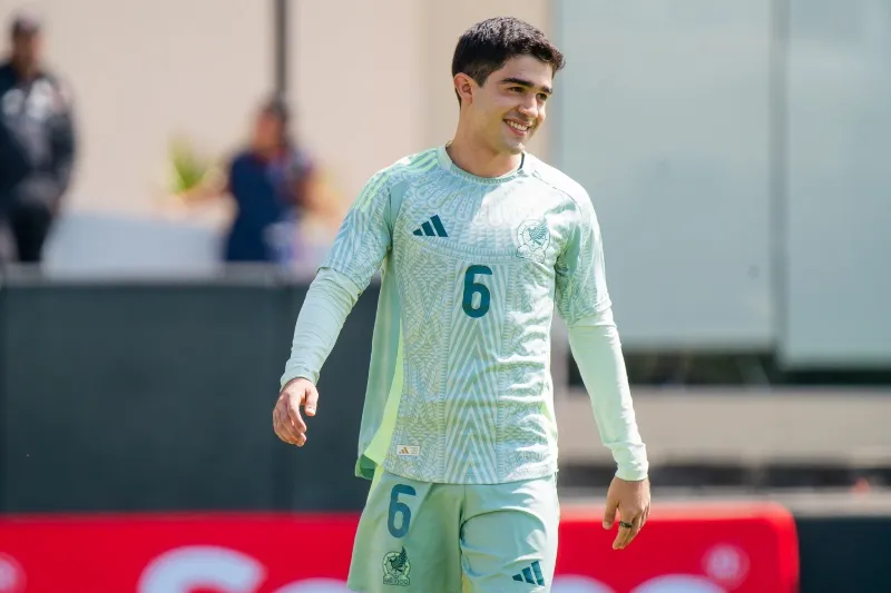 César Garza con la Selección Mexicana Sub-20